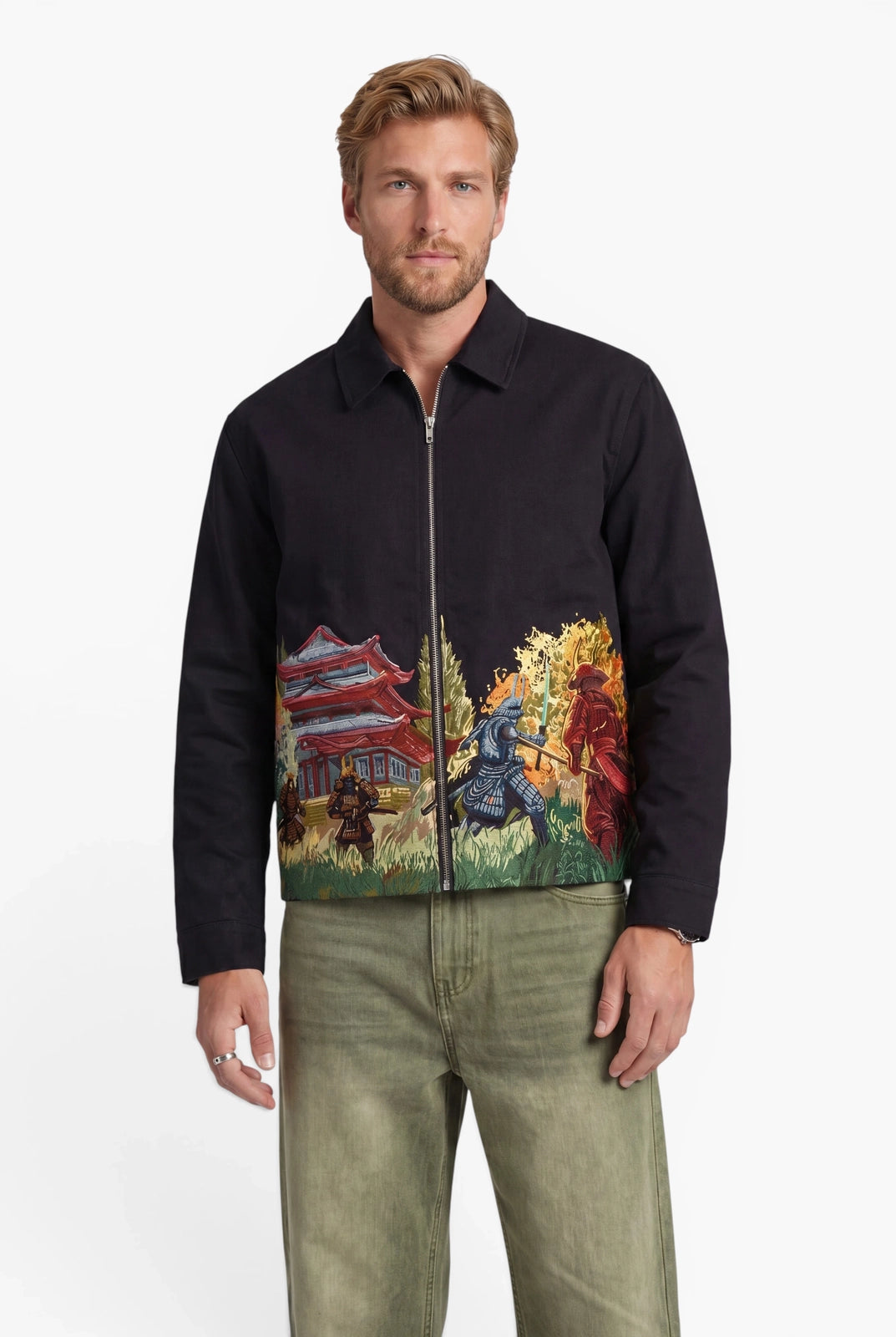 Alvoro Bushido Jacket — structured oversized streetwear jacket