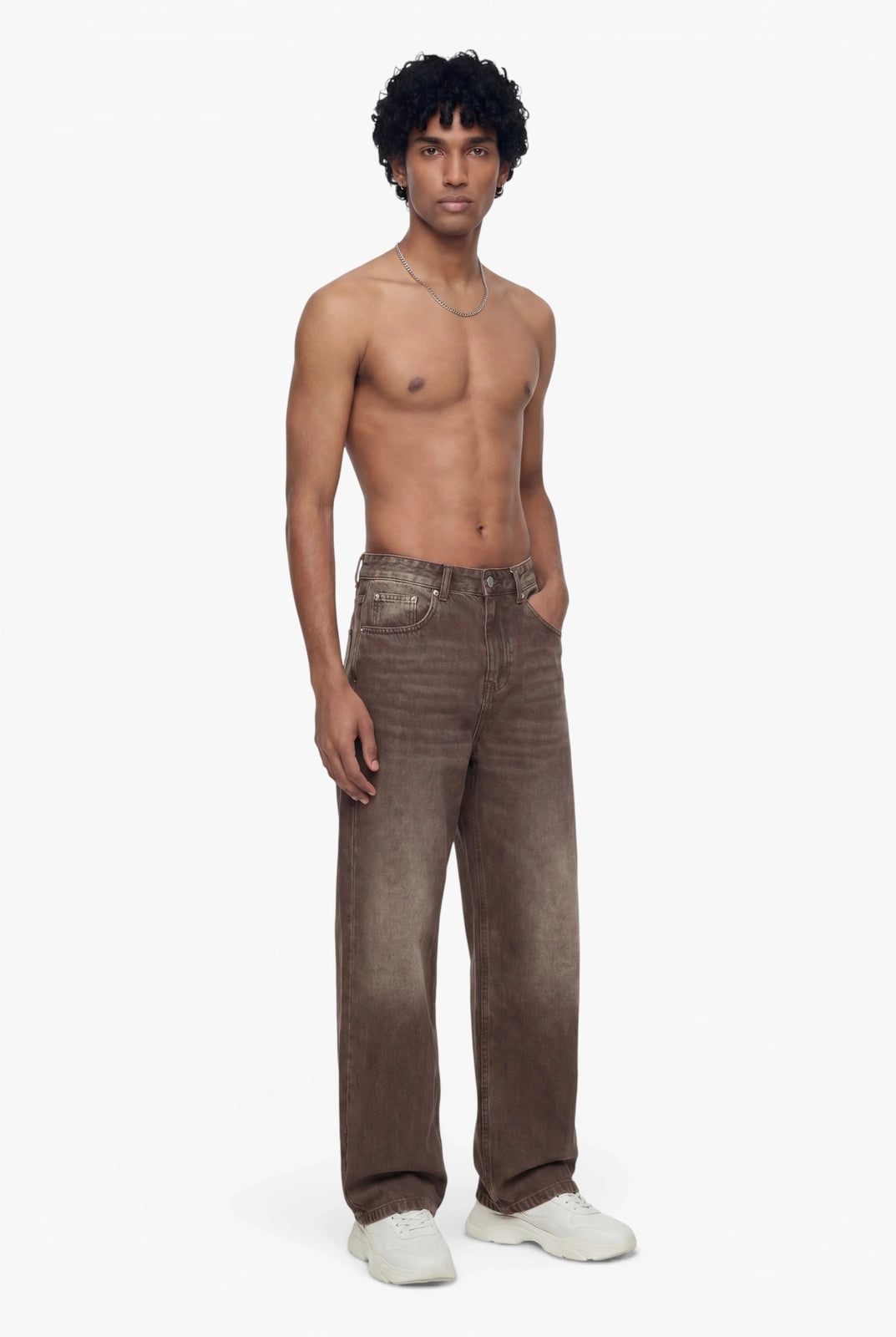 Alvoro Mocha Denim Jeans — detail view 5