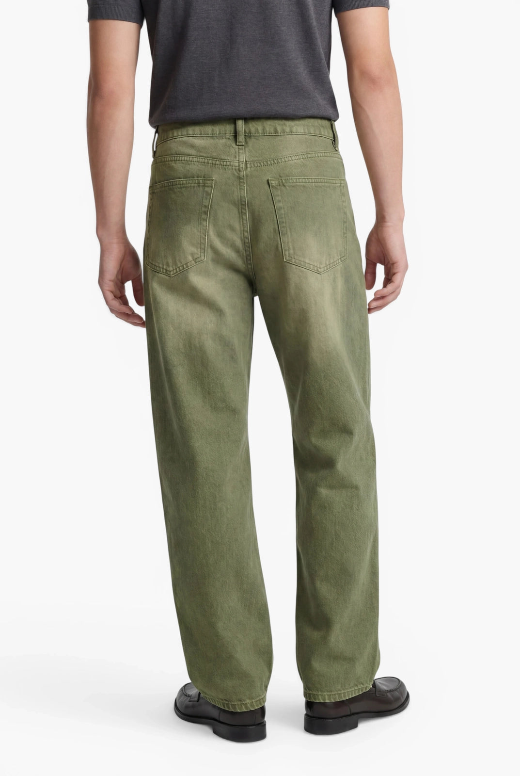 Alvoro Matcha Denim Jeans — detail view 3