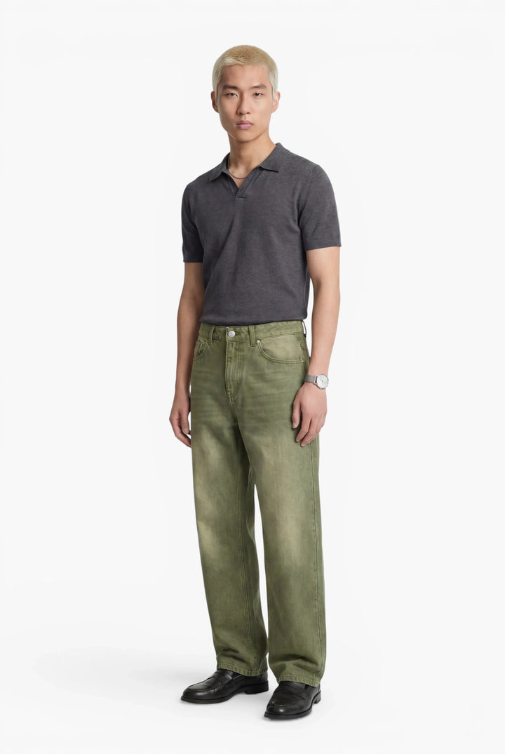 Alvoro Matcha Denim Jeans — detail view 5